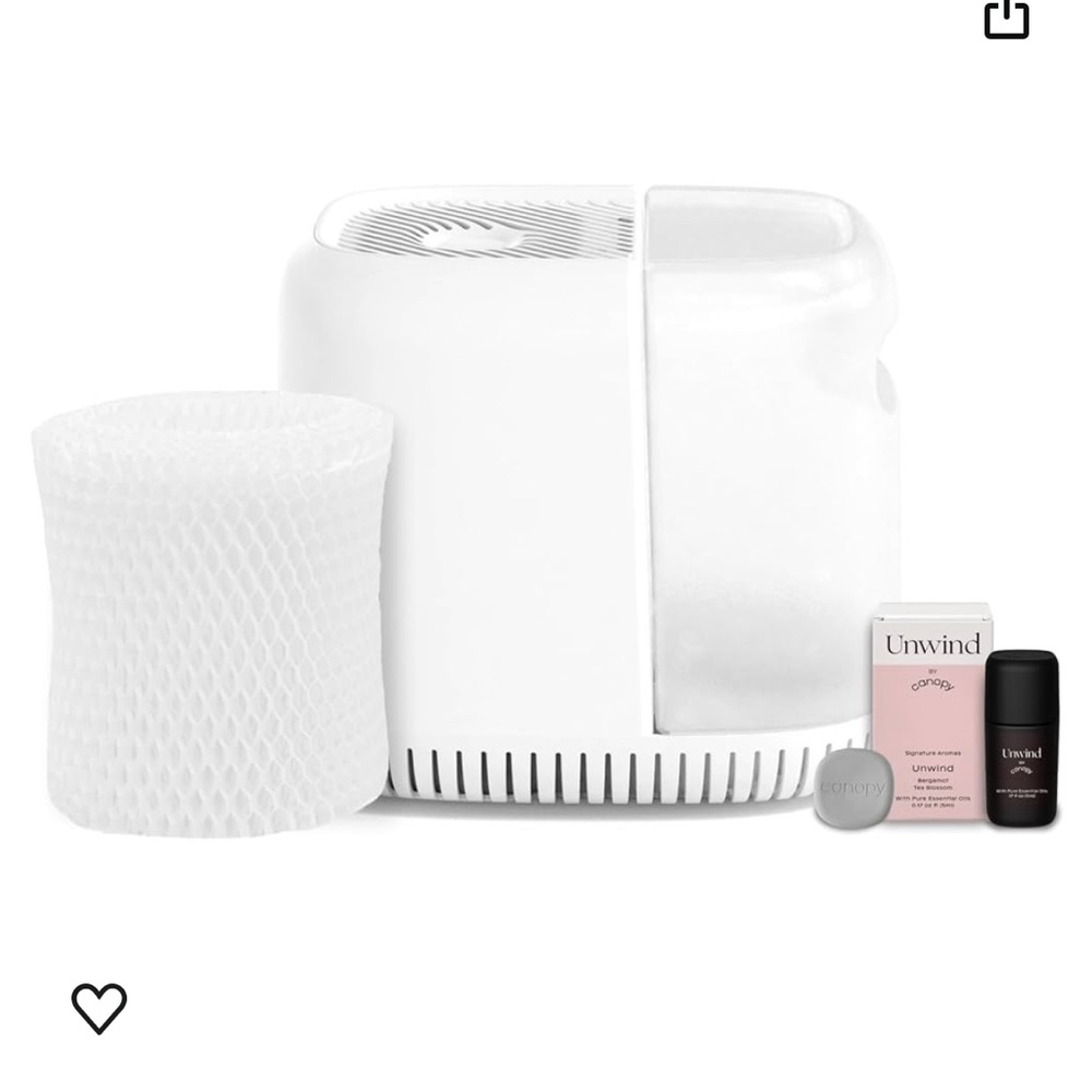 Canopy humidifier no filter and no oils
